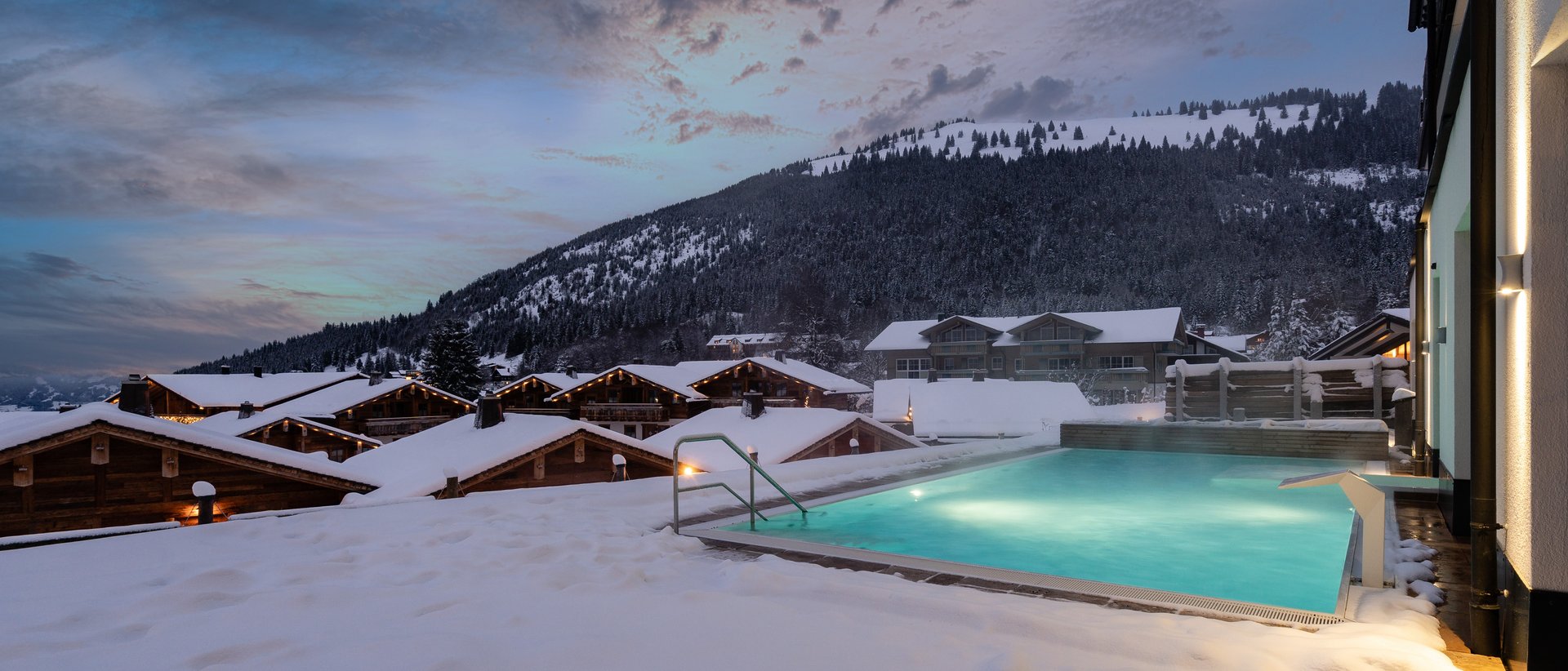 Alpin Lodges Oberjoch – Saunawelt & Pools für pure Entspannung Alpin Lodges Oberjoch – Saunawelt & Pools für pure Entspannung