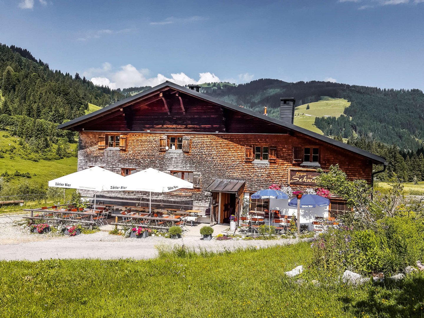 Wandern rund um die Alpin Lodges in Oberjoch Wandern rund um die Alpin Lodges in Oberjoch